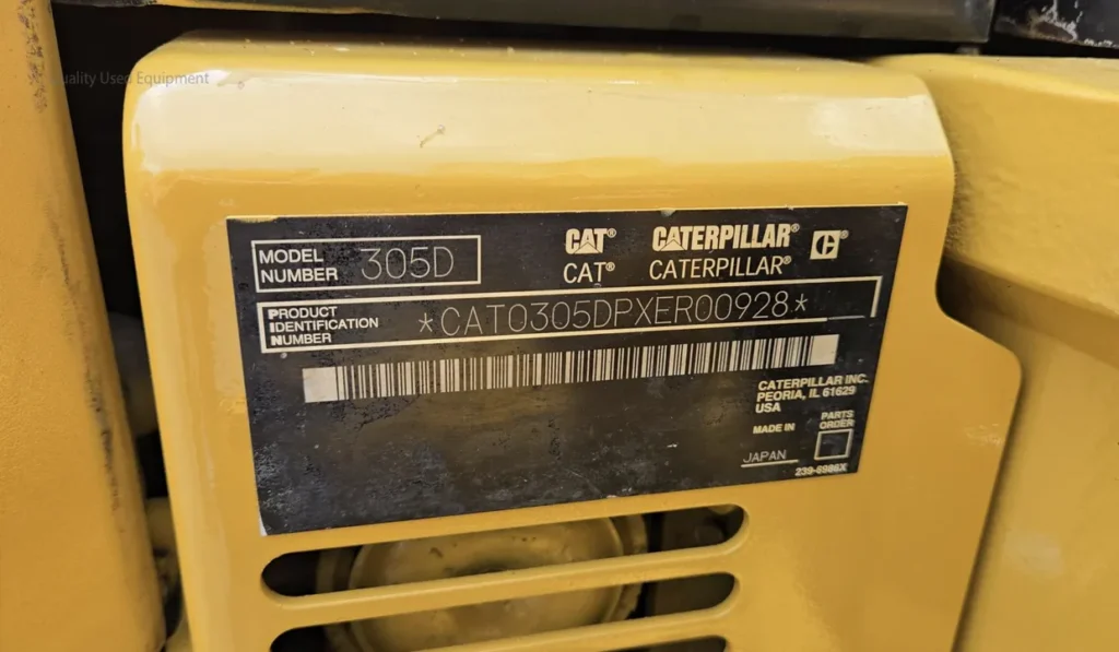 2011 Caterpillar 305D CR